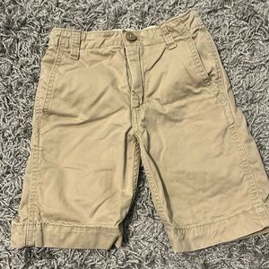 ⚡️2/$20 GAP Kids Washwell Khaki Shorts Boys 6 Regular